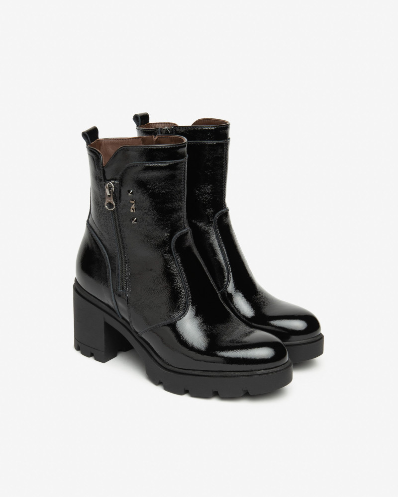 Nero Giardini stivaletti donna in naplak nero I514880D100