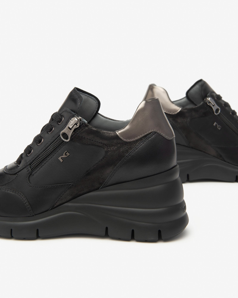 Nero Giardini sneakers donna pelle nero I514120D100
