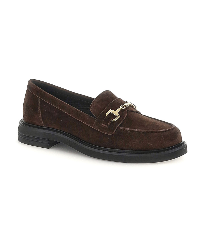 Stonefly mocassini donna Celine 5 scamosciato coffee 223049