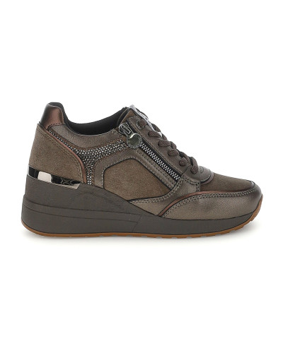 Stonefly sneakers donna Mina 1 pelle e camoscio gray 223104