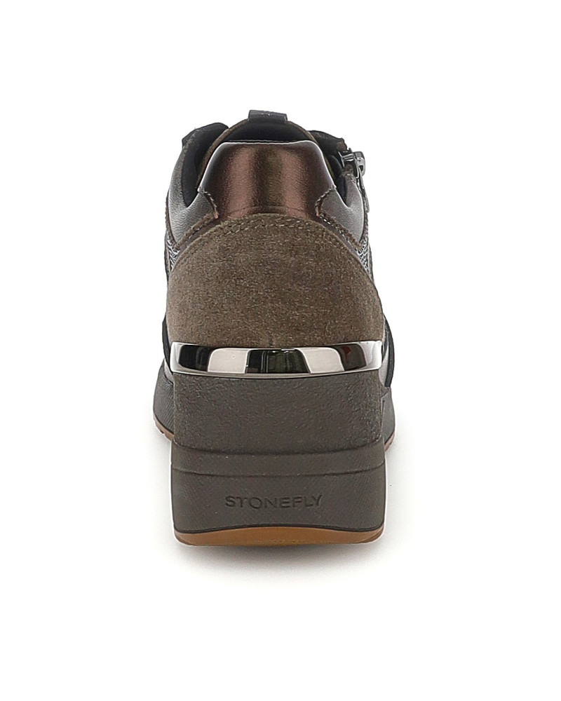 Stonefly sneakers donna Mina 1 pelle e camoscio gray 223104