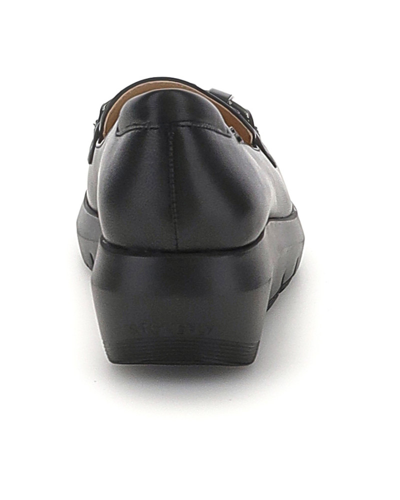 Stonefly mocassini donna Plume 37 in pelle nero 222328