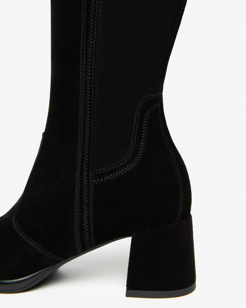 Nero Giardini stivali donna in suede nero I514312D100