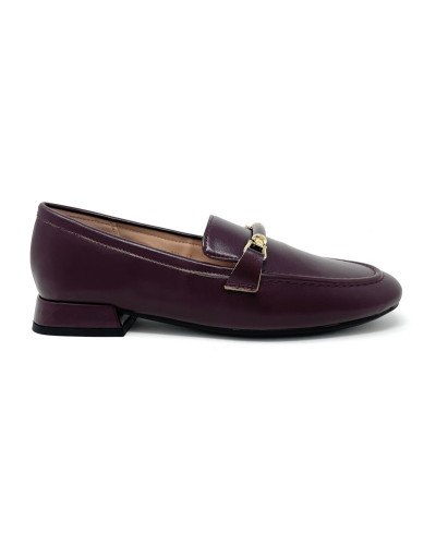 Francesco Milano mocassini donna in pelle bordeaux G04-06A