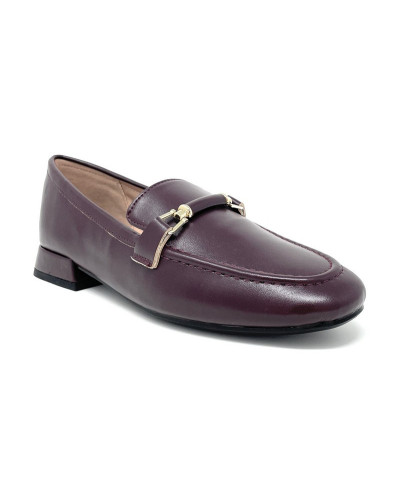 Francesco Milano mocassini donna in pelle bordeaux G04-06A
