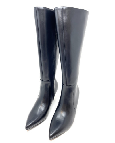 Francesco Milano stivali donna in pelle nero H16-03A