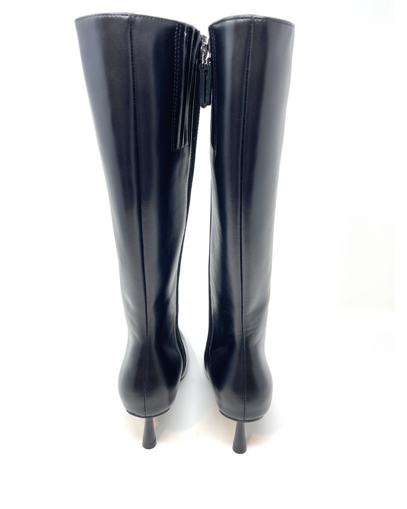 Francesco Milano stivali donna in pelle nero H16-03A