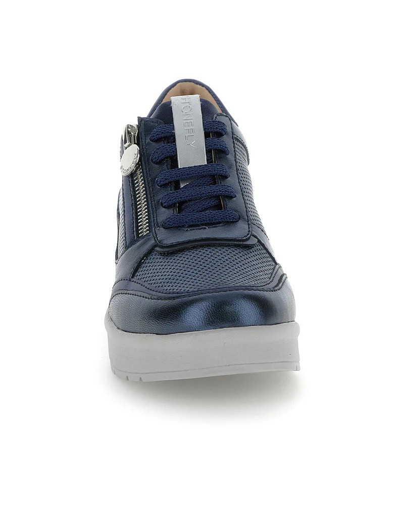 Stonefly sneakers donna Cream 52 laminata blu 220738