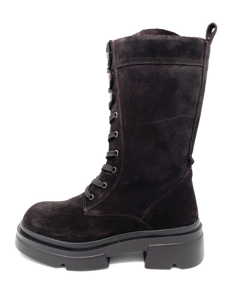 Emanuelle Vee anfibi donna Hero scamosciato brown 809-12