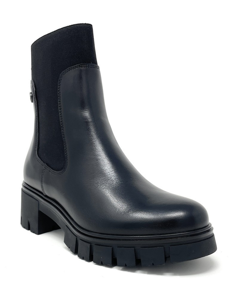 Janet & Janet tronchetti donna in pelle black J-532