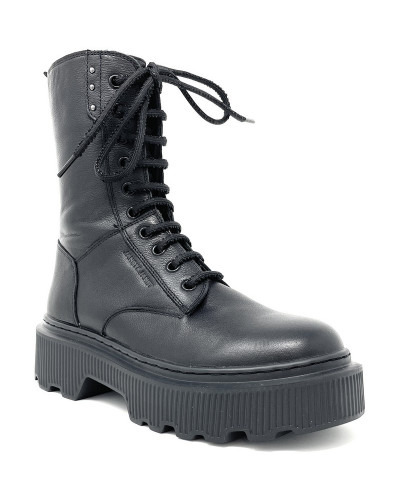 Janet & Janet anfibio donna in pelle black J-452