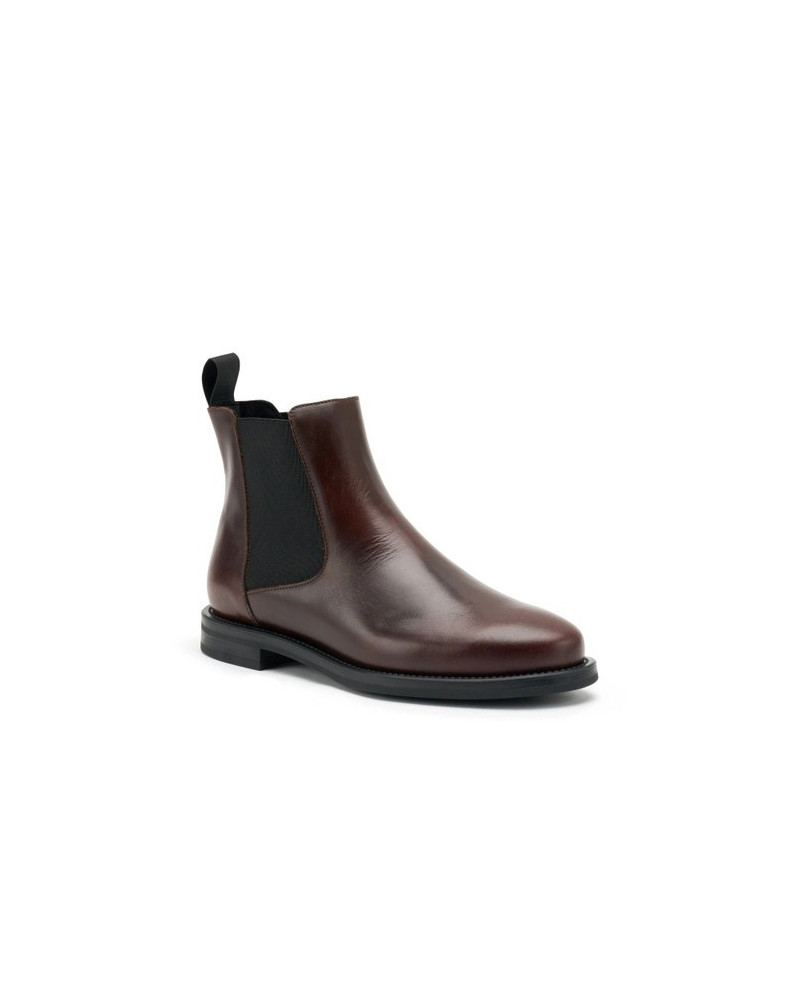 Frau beatles donna in pelle marrone 98L3