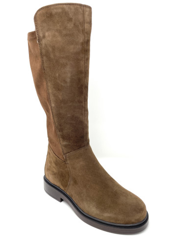 Vueva stivali donna in camoscio testa di moro WB-503H08