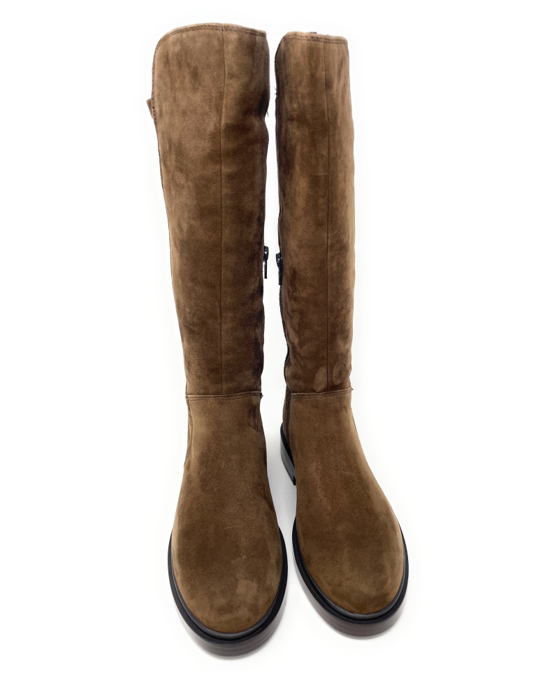 Vueva stivali donna in camoscio testa di moro WB-503H08