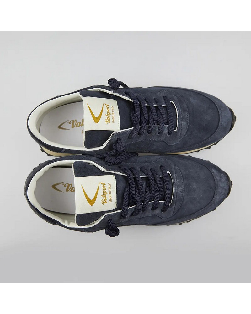 Valsport sneakers uomo Start City in suede blu VSR2585M 04