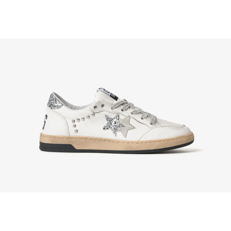 2Star sneakers donna Week star bianco argento 2SD5028 064