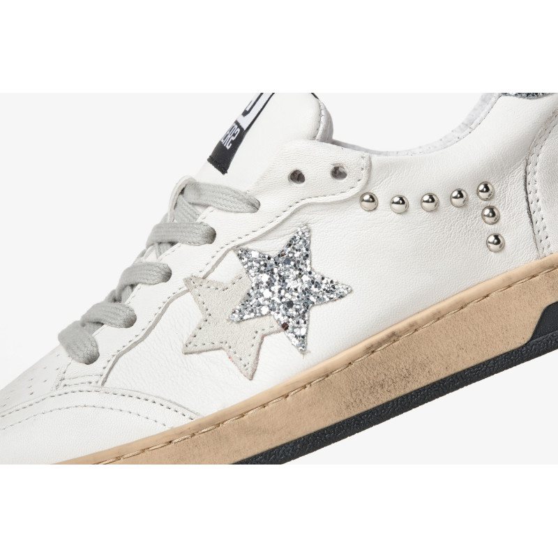 2Star sneakers donna Week star bianco argento 2SD5028 064
