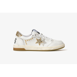 2Star sneakers donna Week star bianco oro 2SD5029 074