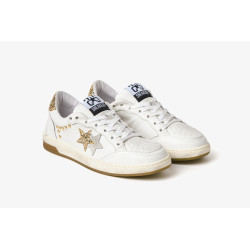 2Star sneakers donna Week star bianco oro 2SD5029 074
