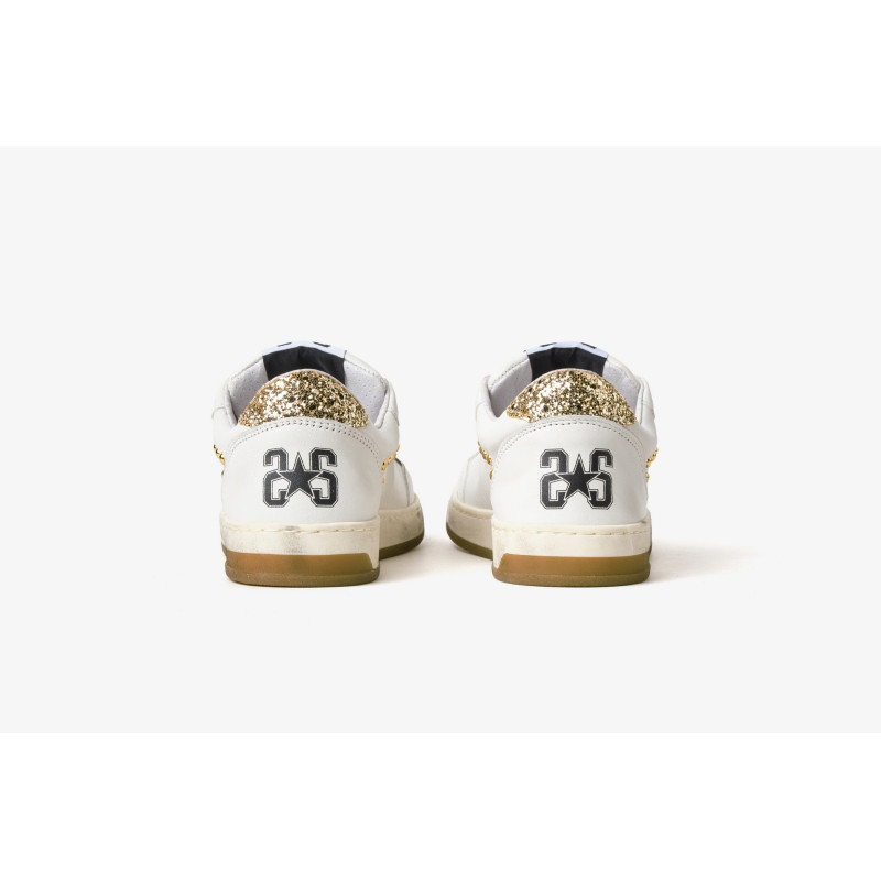 2Star sneakers donna Week star bianco oro 2SD5029 074