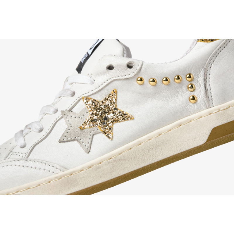 2Star sneakers donna Week star bianco oro 2SD5029 074