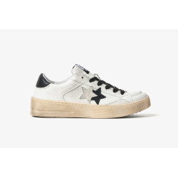 2Star sneakers uomo enjoy star white-black 2SU5072 034