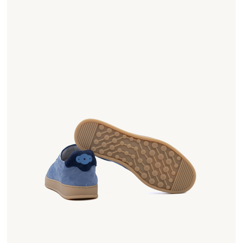 Soldini sneakers uomo Akira Amalfi scamosciata lago blu 80000ASL2