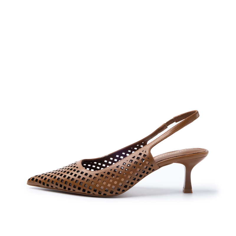Emanuelle Vee slingback Divina laserato cuoio 218 12