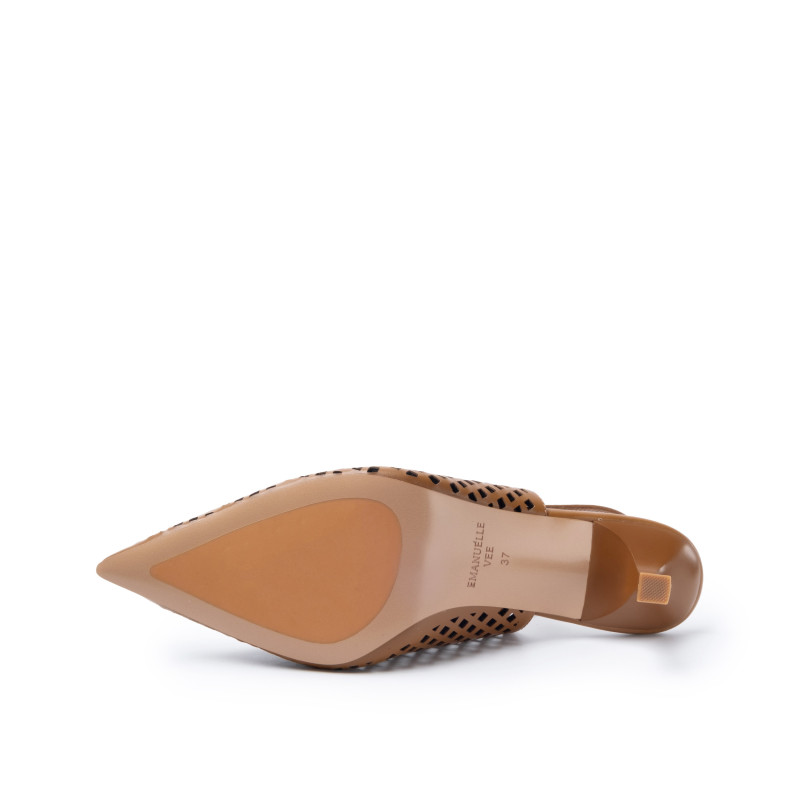 Emanuelle Vee slingback Divina laserato cuoio 218 12