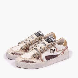 Emanuelle Vee sneakers donna Soledad ivory violet 900 20