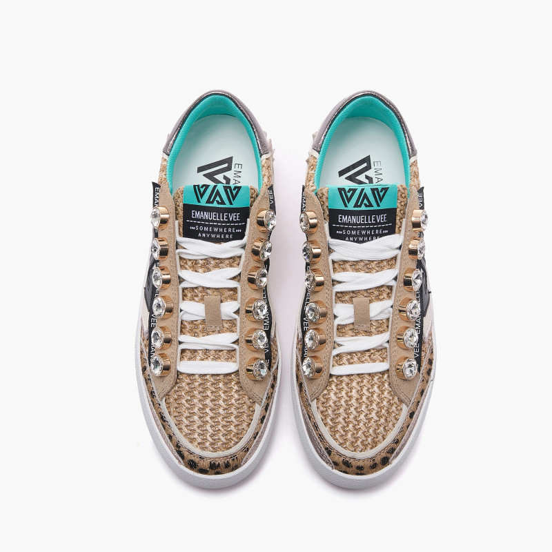 Emanuelle Vee sneakers donna Soledad multi ivory 900 22