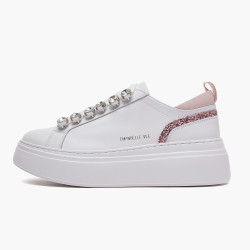 Emanuelle Vee sneakers donna Bice white pink 901 13