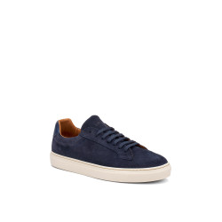 Frau sneakers uomo in camoscio blu 29B1