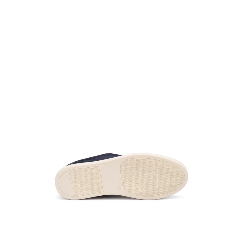 Frau sneakers uomo in camoscio blu 29B1