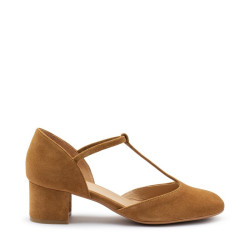 Frau decolleté Tbar in pelle scamosciata sella 66B7