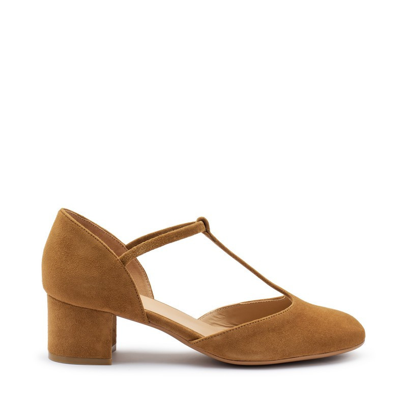 Frau decolleté Tbar in pelle scamosciata sella 66B7