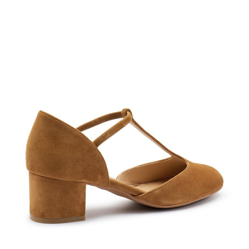 Frau decolleté Tbar in pelle scamosciata sella 66B7