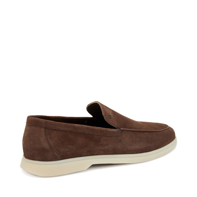 Frau mocassini uomo in camoscio cocoa 32B0