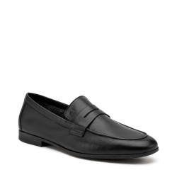 FRAU mocassini uomo in pelle nero 34M5