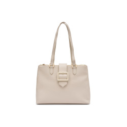 Frau bora tote in microfibra off white B976