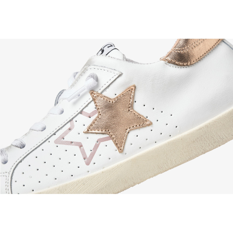 2Star sneakers donna Prime star bianco argento 2SD5105 091