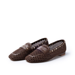 Emauelle Vee mocassini donna Glenda dark brown 219 11