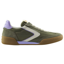 Valsport sneakers uomo Volley in nylon e suede army verde VVL3066M