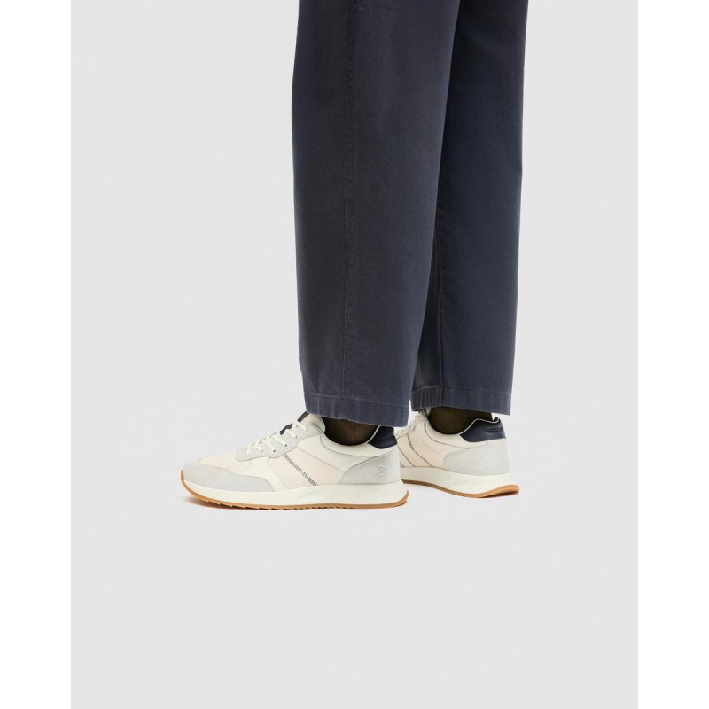 ECCO sneakers uomo Otm M pelle e tessuto white bianco 560804 61711