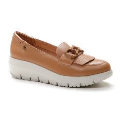 Stonefly mocassino Plume 13 cuoio con catena 217317