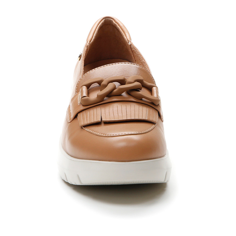 Stonefly mocassino Plume 13 cuoio con catena 217317