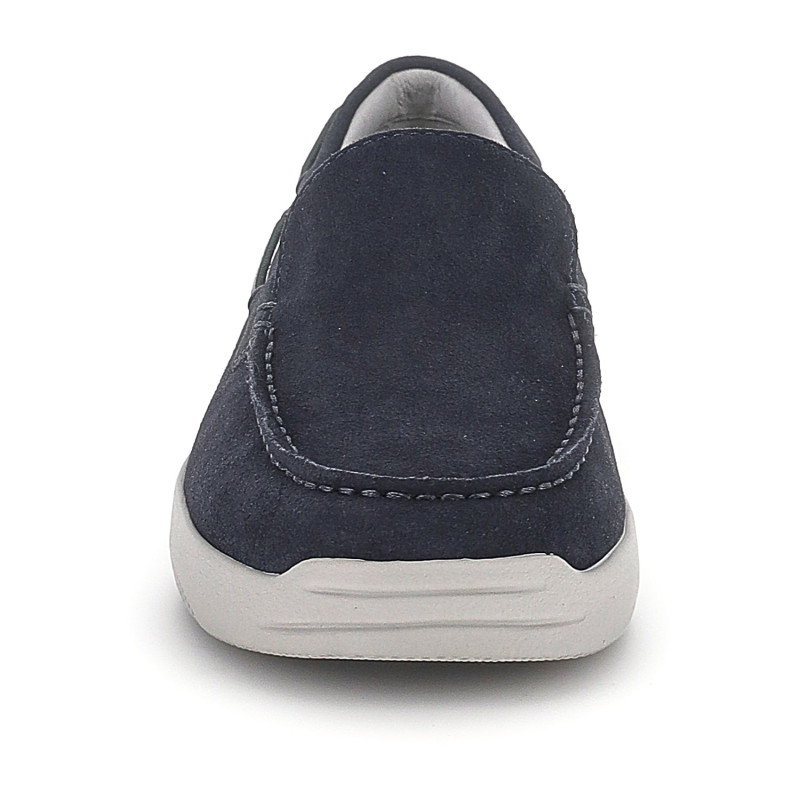 Stonefly mocassino uomo Custer 21 scamosciato blu 223468