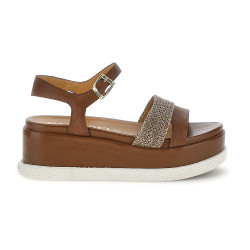 Stonefly sandali Arianna 4 in pelle brown marrone 223737