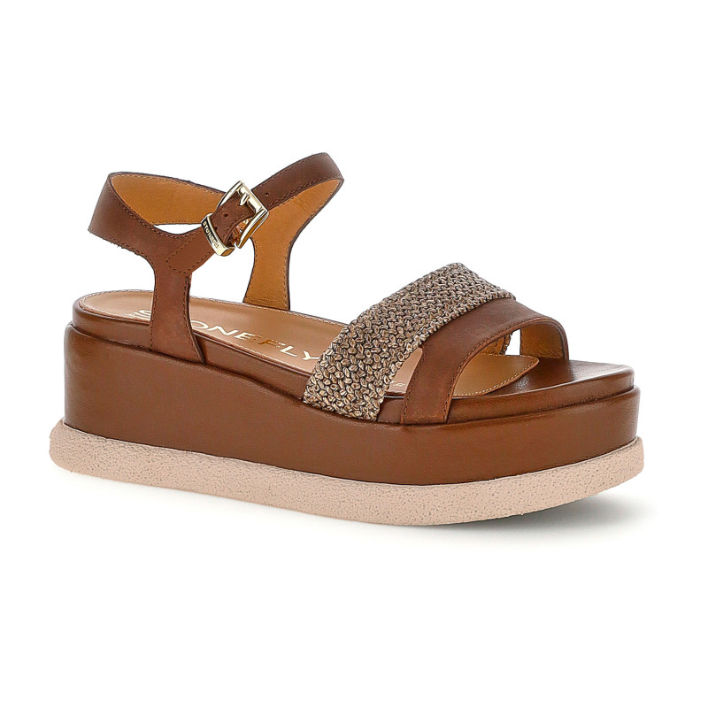 Stonefly sandali Arianna 4 in pelle brown marrone 223737