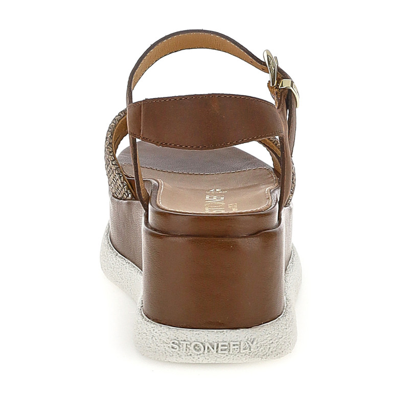 Stonefly sandali Arianna 4 in pelle brown marrone 223737